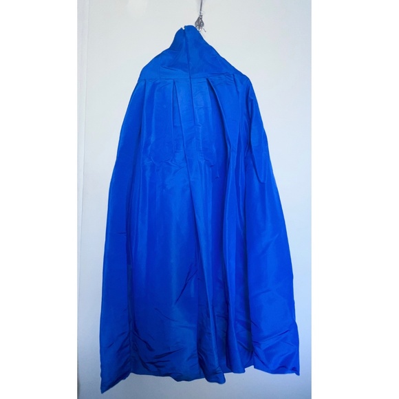 SACHIN & BABI Leora Strapless Bow-embellished Silk-faille Gown In Imperial Blue - Picture 3 of 9